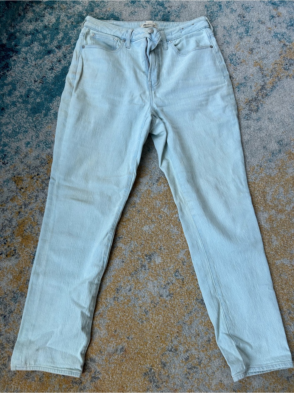 Madewell Light Blue Straight-Leg Women's Jeans used only a couple times.